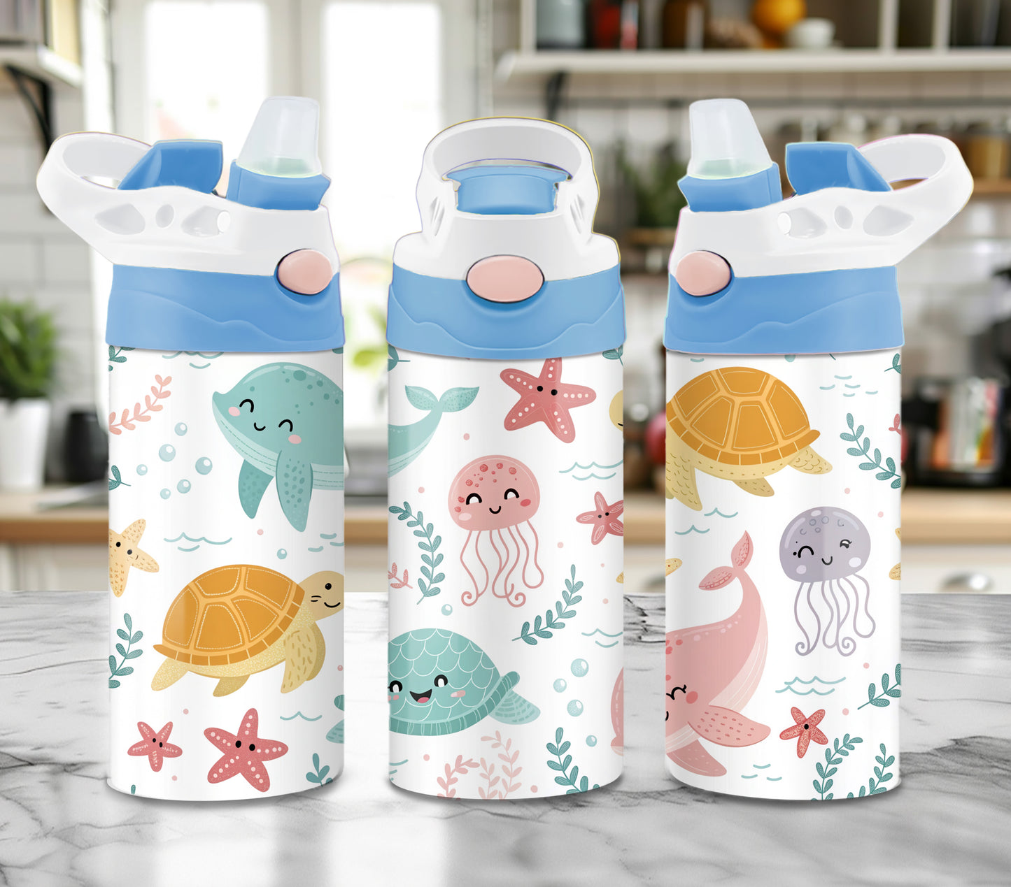 Under the Sea - 12oz Kids Tumbler