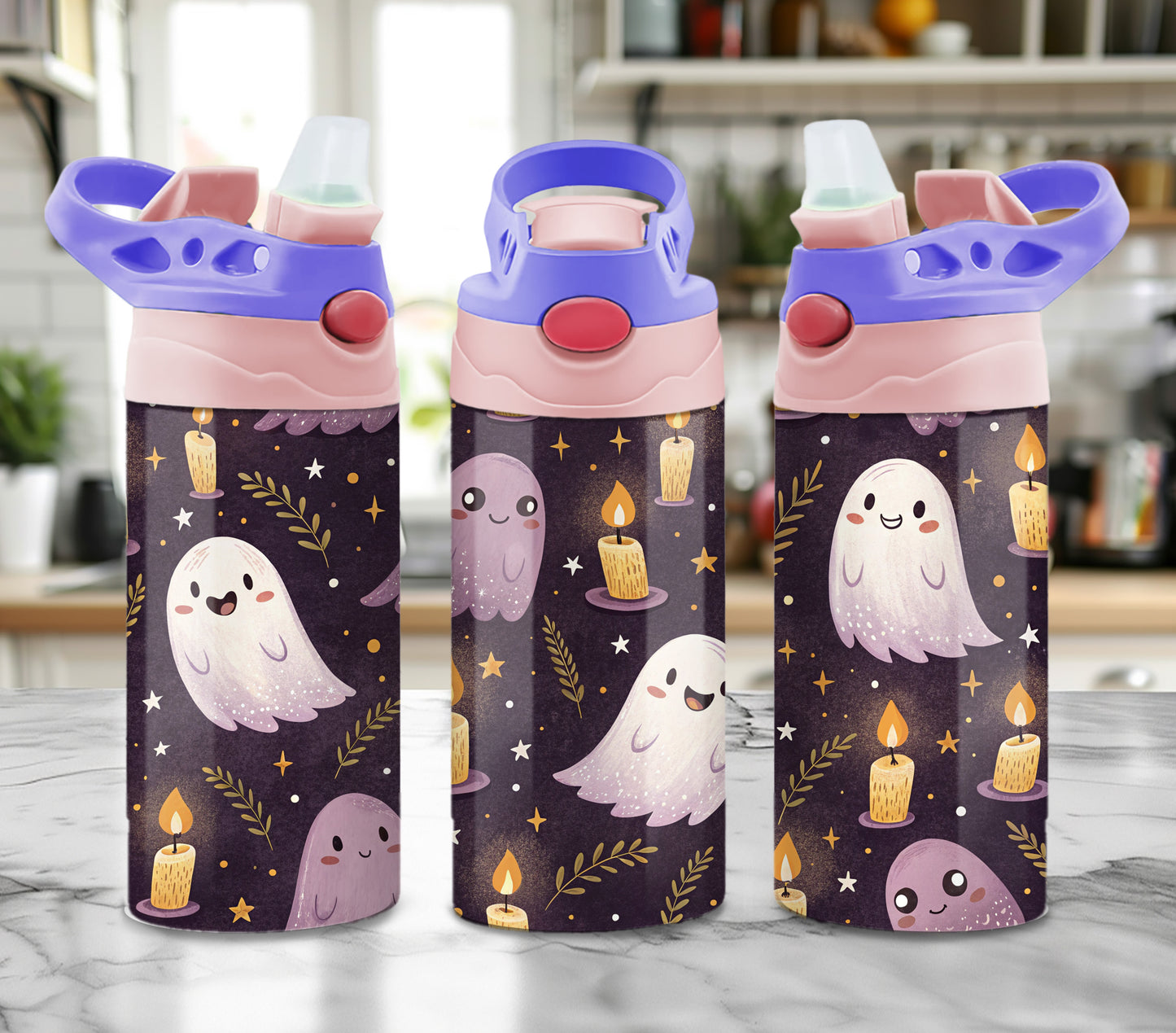 Cute Ghost - 12oz kids tumbler