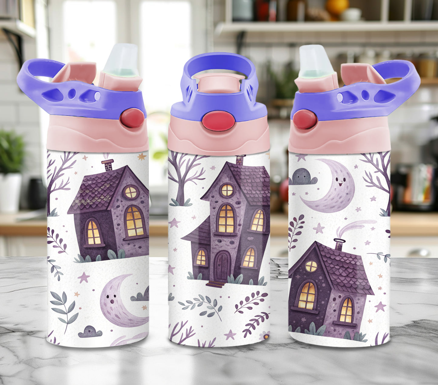 Halloween House - 12oz Kids Tumbler