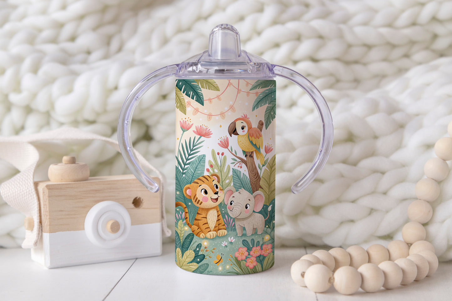 Jungle Friends - 12oz Kids Sippy Cup