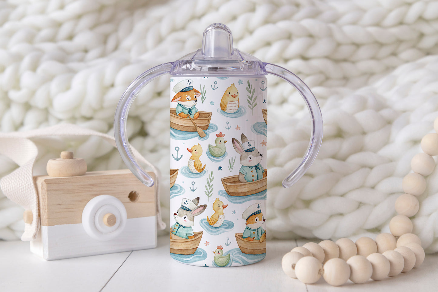 On The Sea - 12oz Kids Sippy Cup