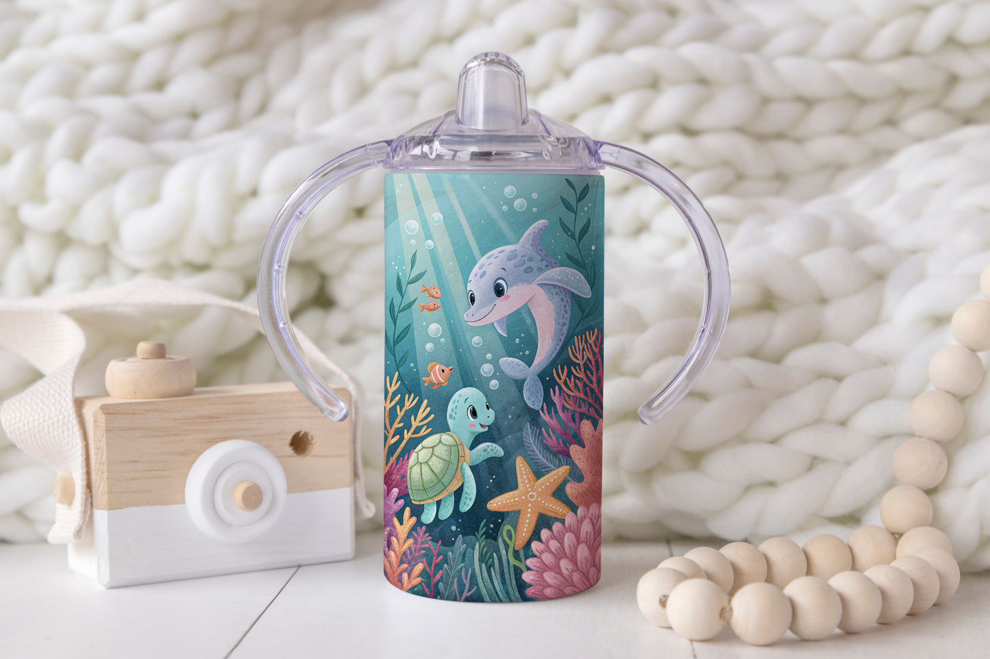 Sea Friends - 12oz Kids Sippy Cup