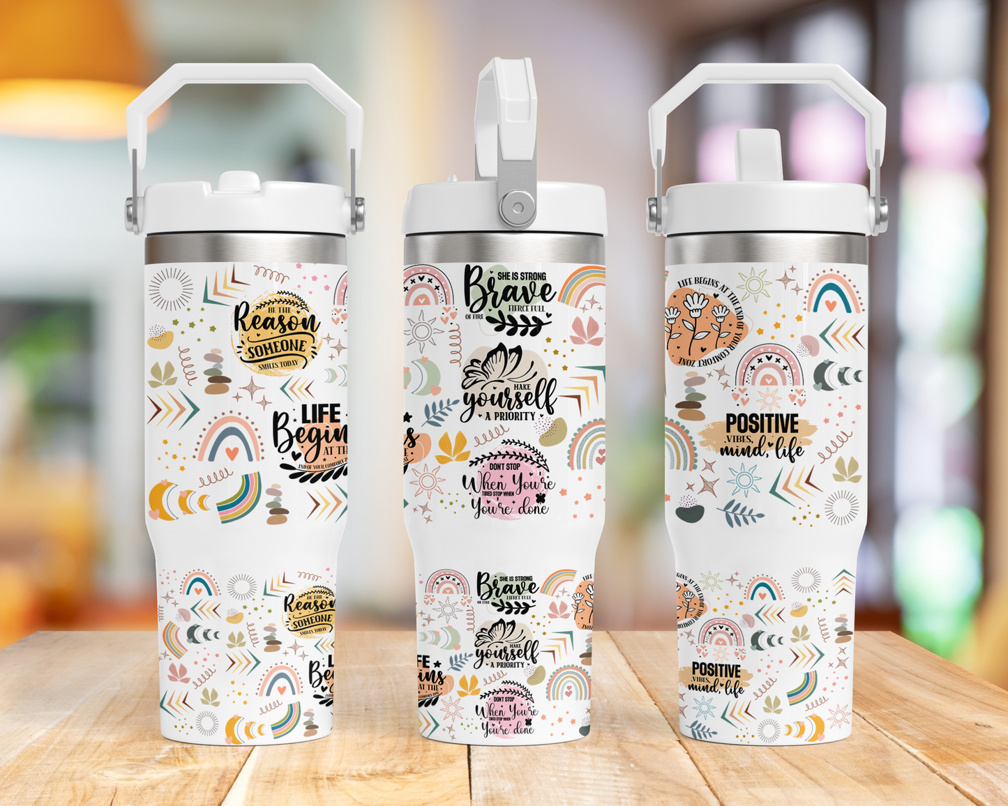 Motivational - 30oz Printed Tumbler