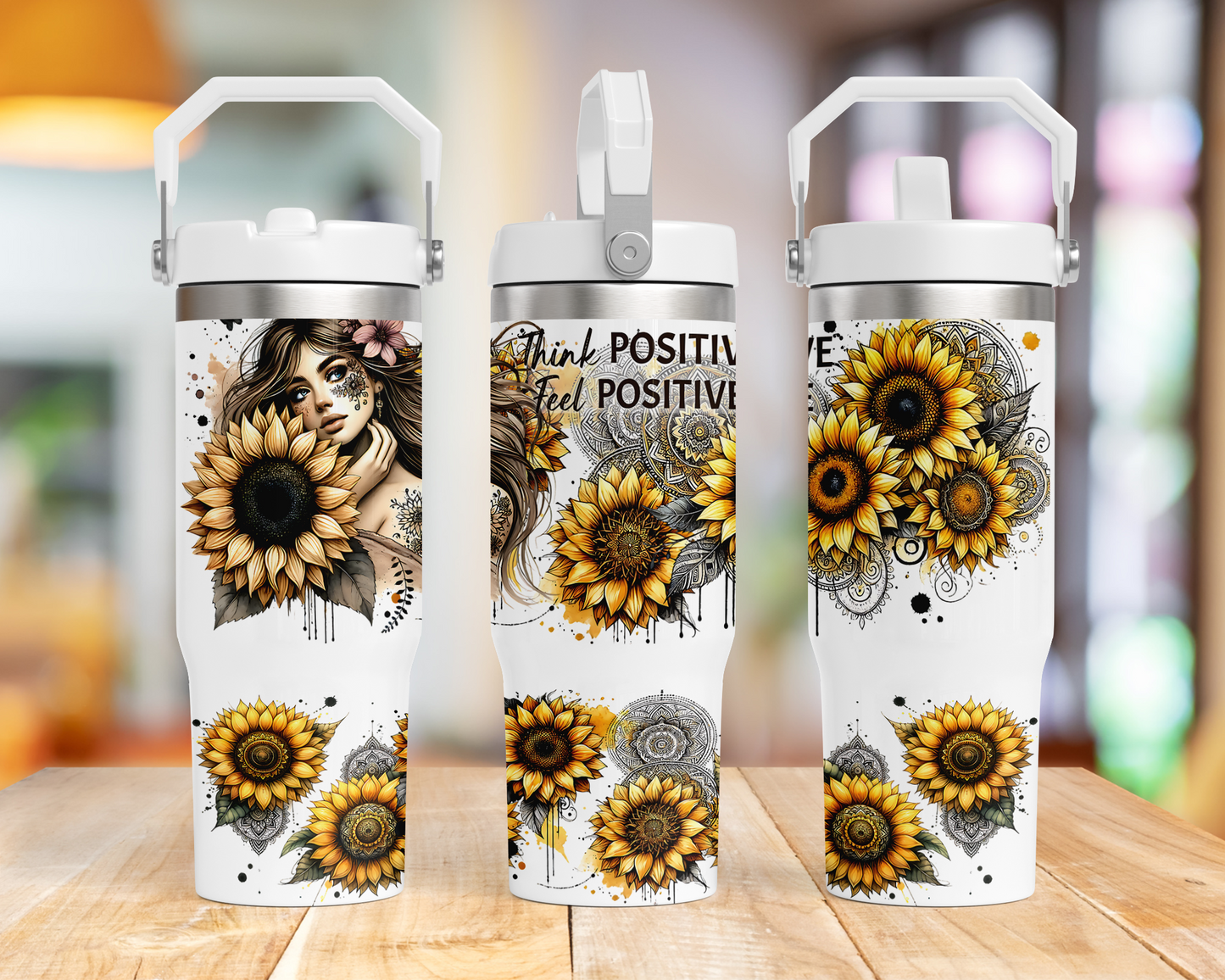 Think Positive - 30oz Printed Tumbler