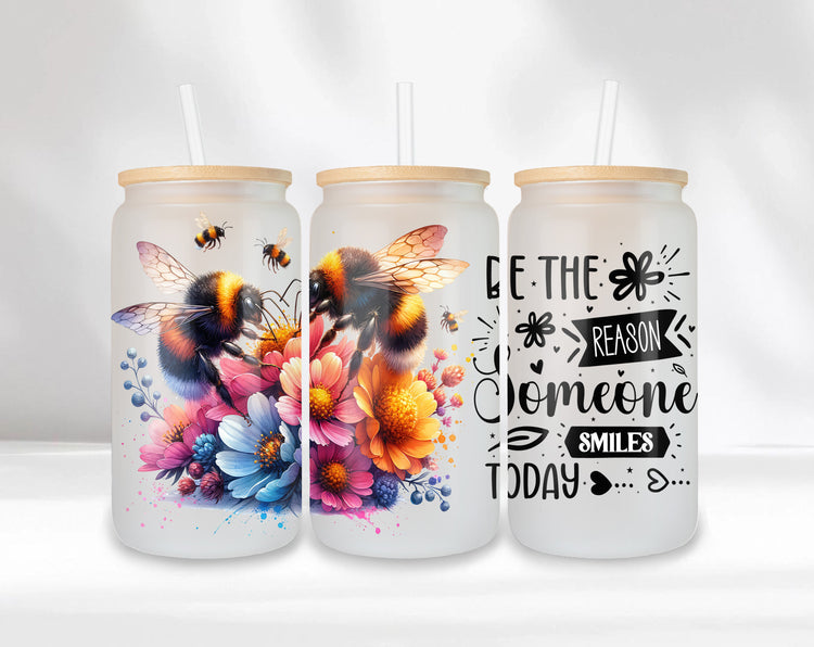 16oz Frosted Glass Jars