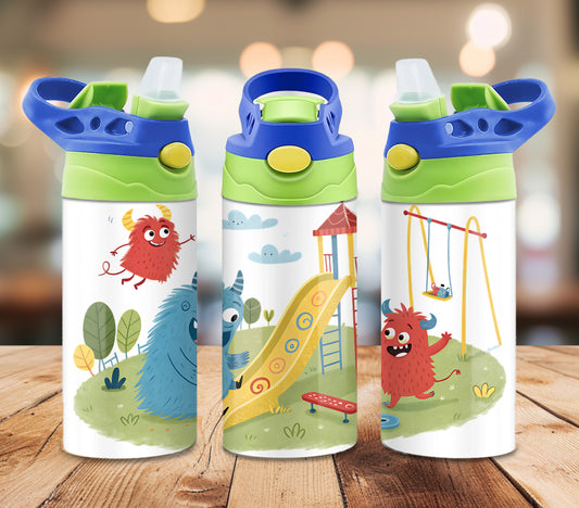 Monster Play Ground - 12oz Kids Tumblers