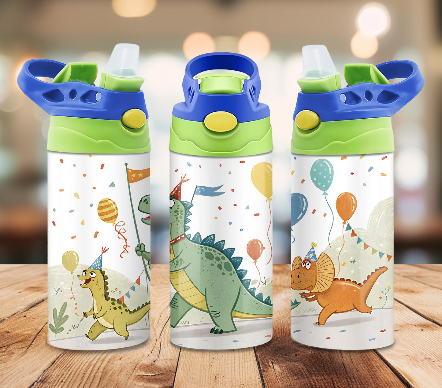 Dino Parade - 12oz Kids Tumbler