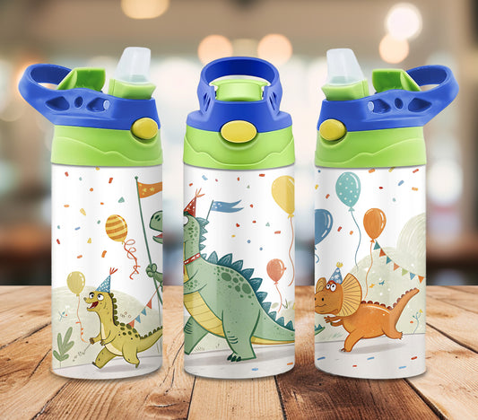 Dino Parade - 12oz Kids Tumbler