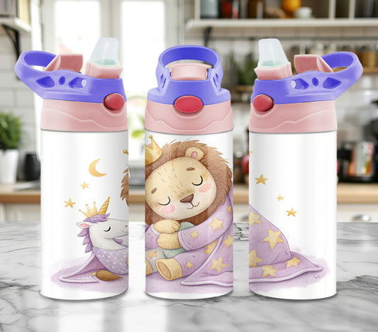 Sleeping Lion - 12oz kids tumbler