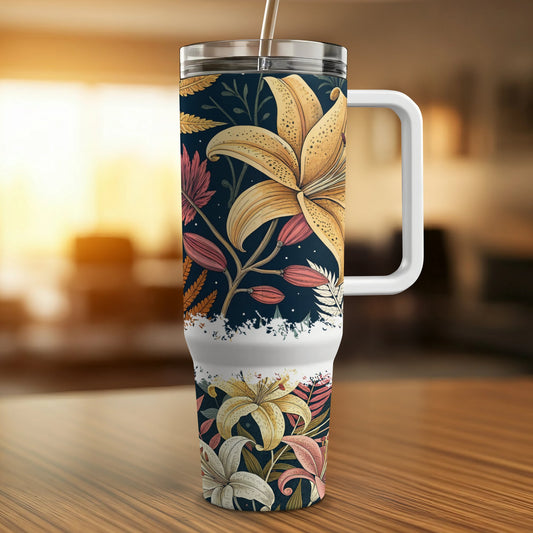 Floral Designs - 40oz Printed Tumbler