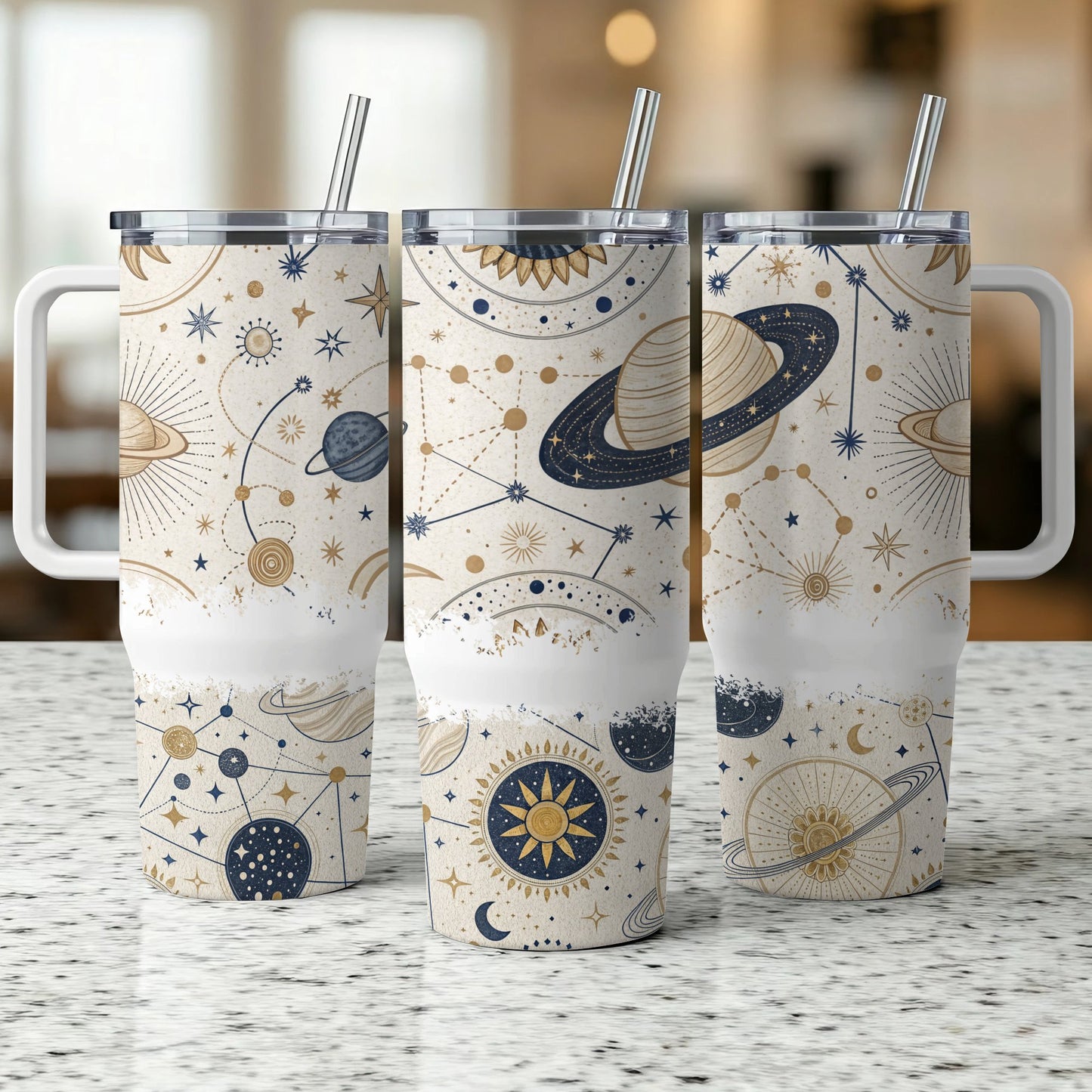 Boho Planetary - 40oz Printed Tumbler