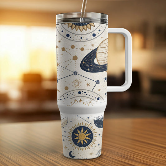 Boho Planetary - 40oz Printed Tumbler
