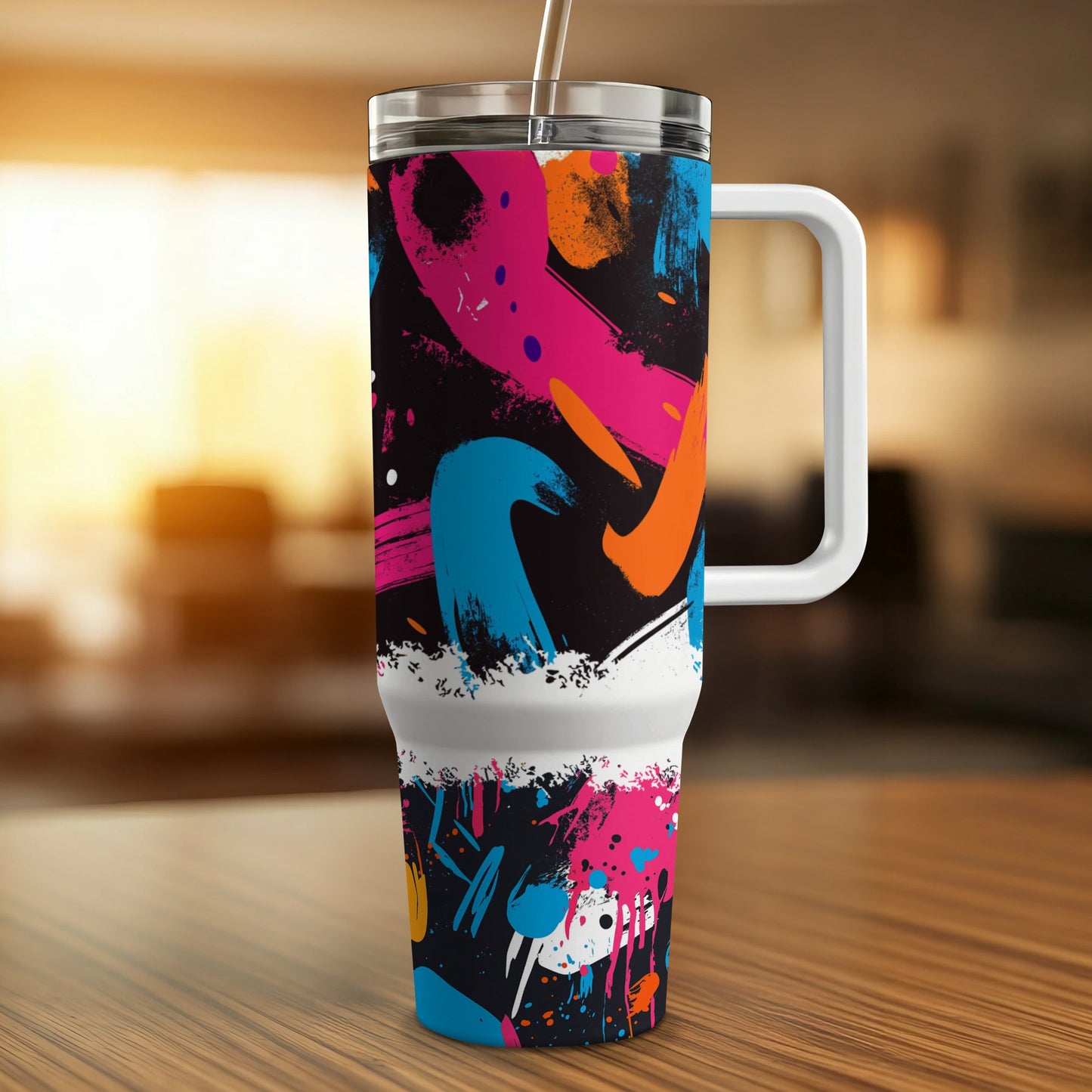 Abstract Art - 40oz Printed Tumbler