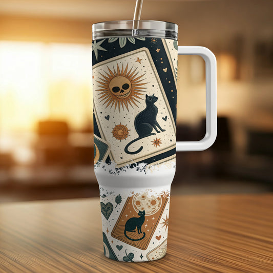 Tarot Card - 40oz Printed Tumbler