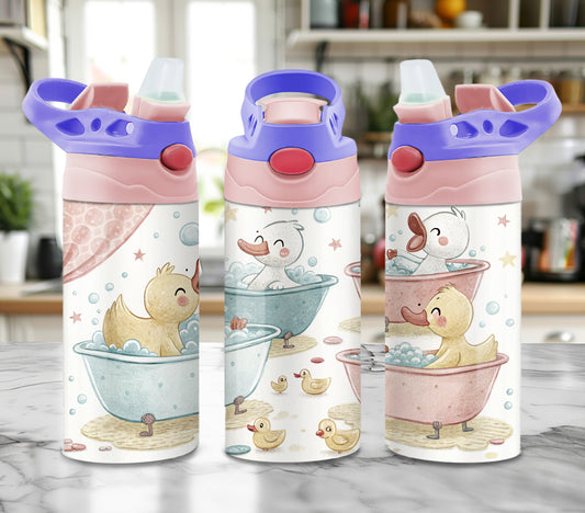 Ducks In The Bath - 12oz kids tumbler