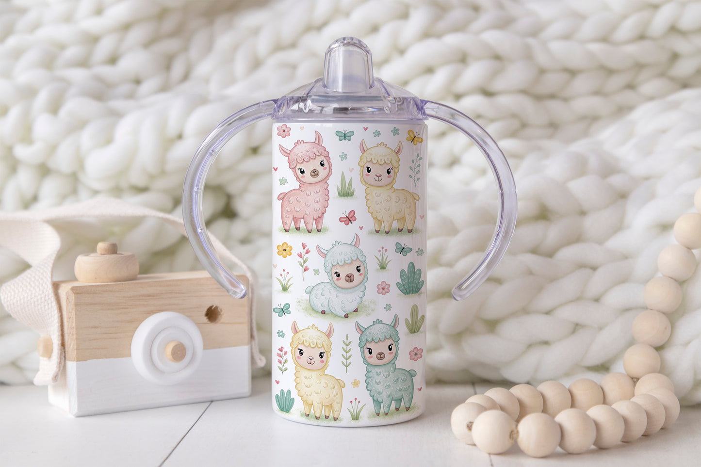 Baby Llama's - 12oz Kids Sippy Cup