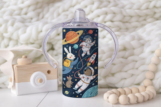 In Space - 12oz Kids Sippy Cup