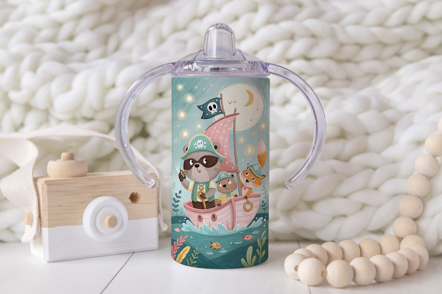 Pirates - 12oz Kids Sippy Cup