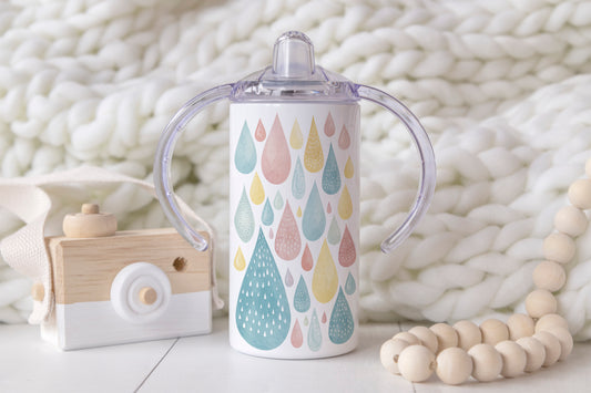 Rain Drops - 12oz Kids Sippy Cup