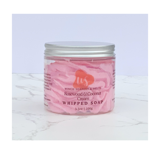 Rosewood & Coconut Cream - Whipped Soap