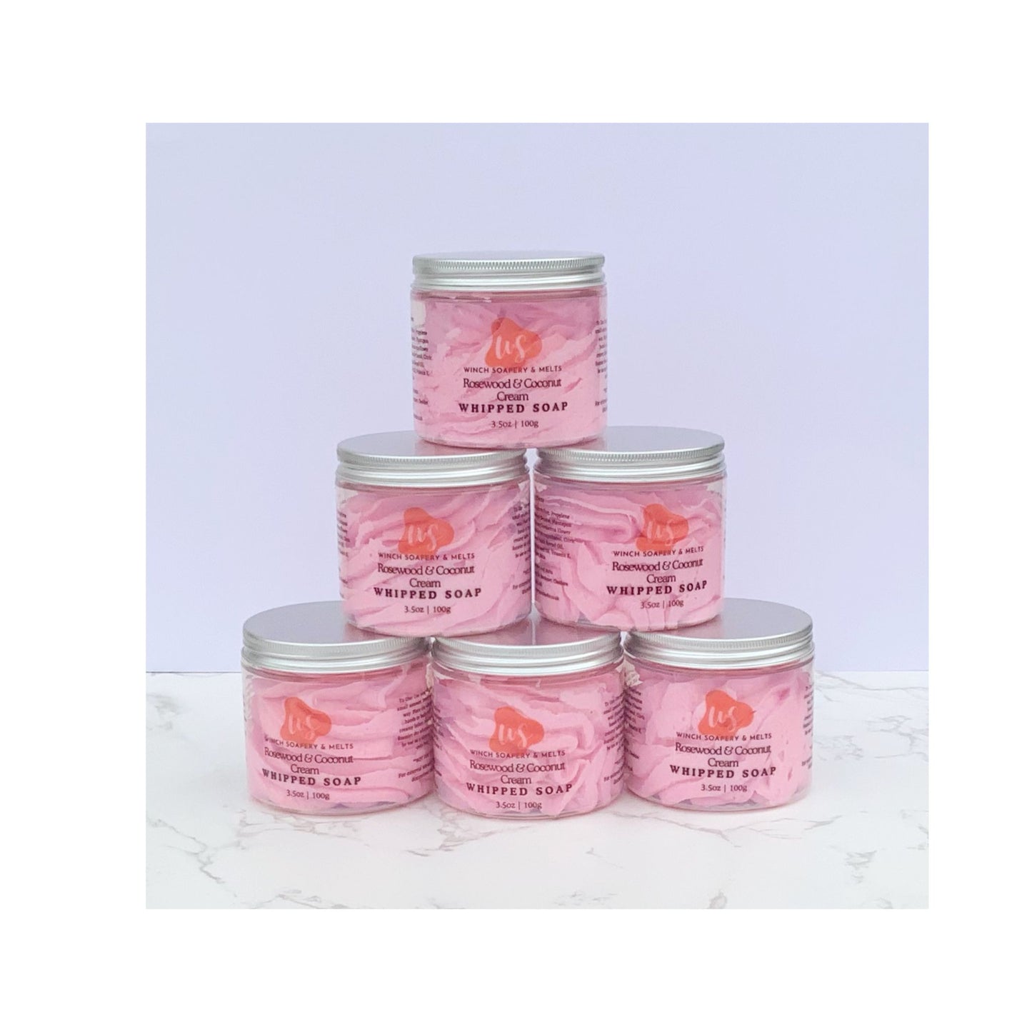 Rosewood & Coconut Cream - Whipped Soap