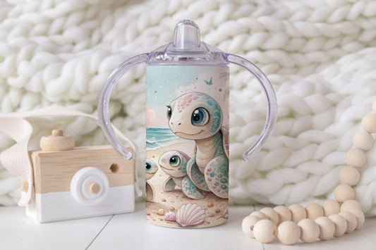 Sea Turtles - 12oz Kids Sippy Cup