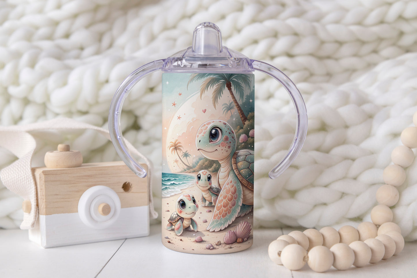 Sea Turtles - 12oz Kids Sippy Cup