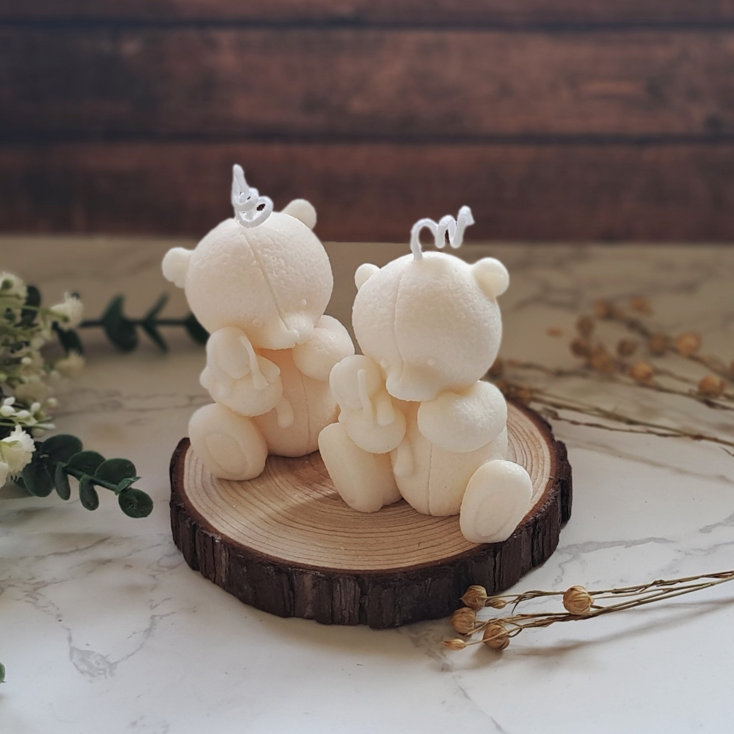 Small Teddy Bear Candle - Unscented