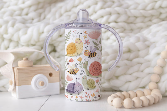 Snails - 12oz Kids Sippy Cup
